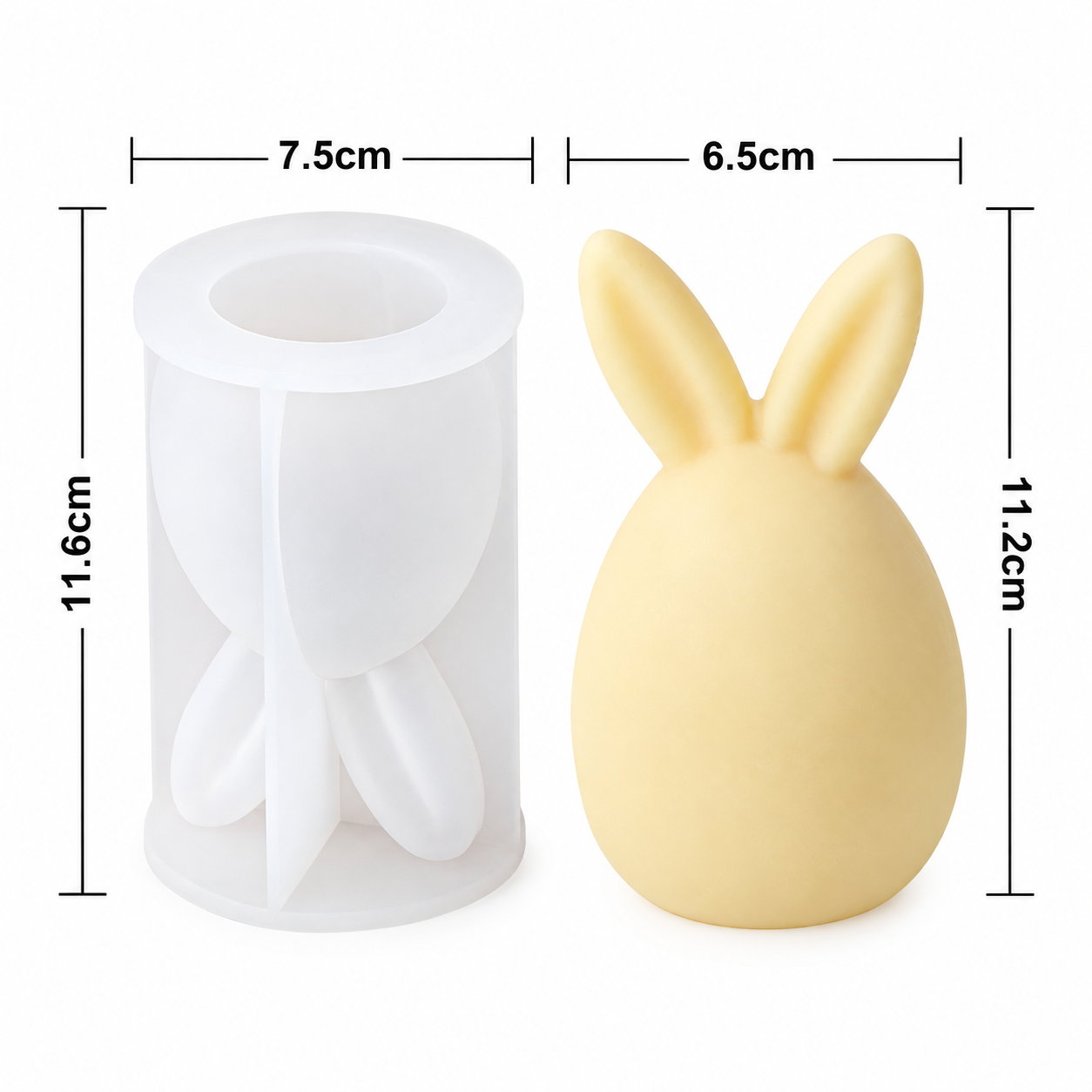 Silikonform Hase 2