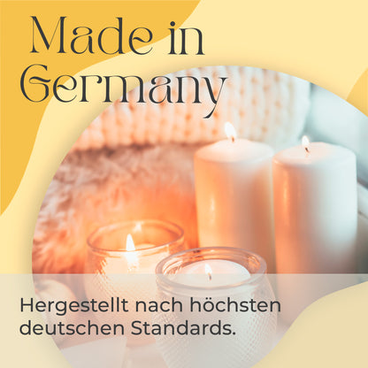 Premium Rapswachs | für Behälterkerzen | Made in Germany | super Duftaufnahme