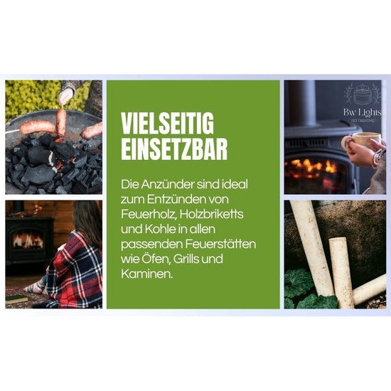 Premium Bioanzünder mit extremer Brenndauer