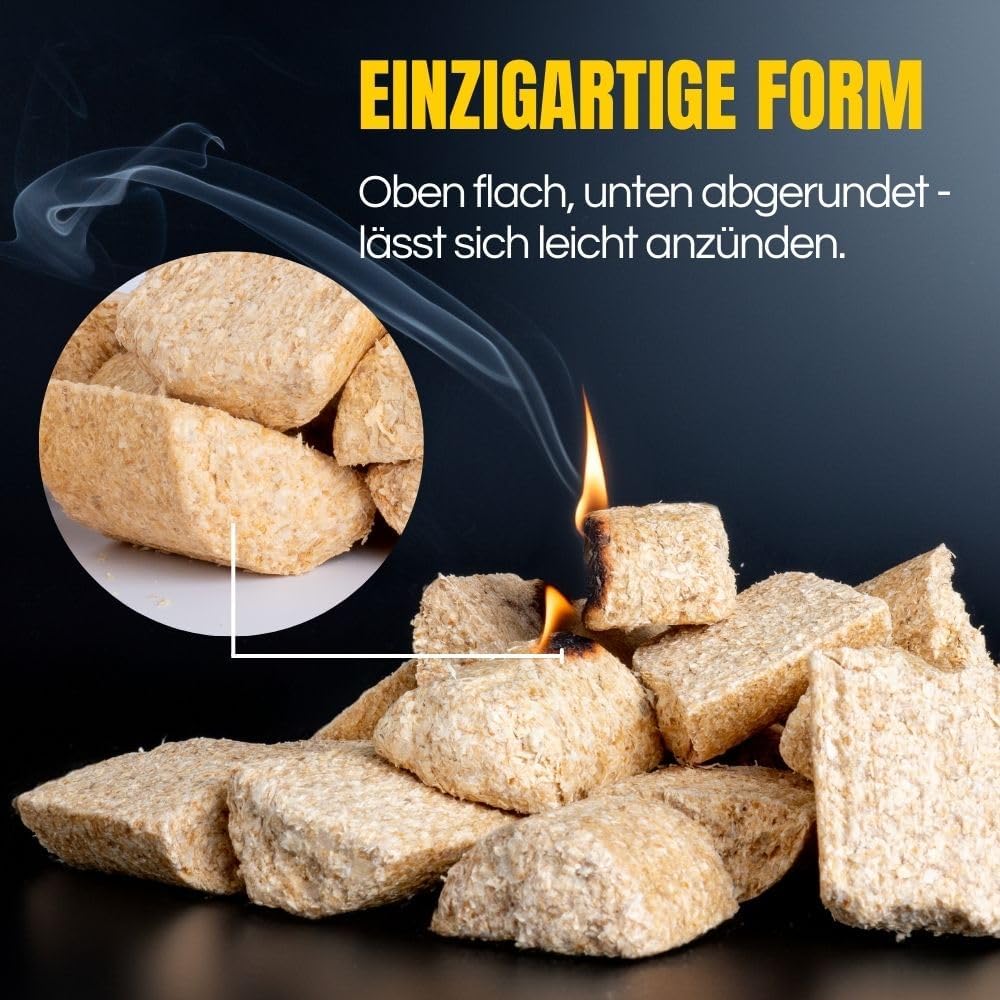 Premium Bioanzünder mit extremer Brenndauer