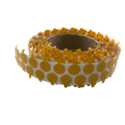 Klebepunkte für Dochte