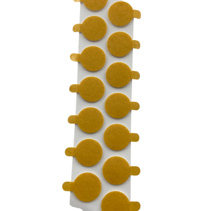 Klebepunkte für Dochte