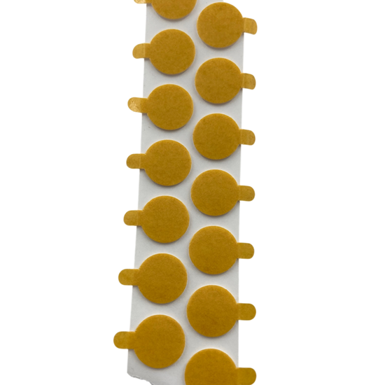 Klebepunkte für Dochte